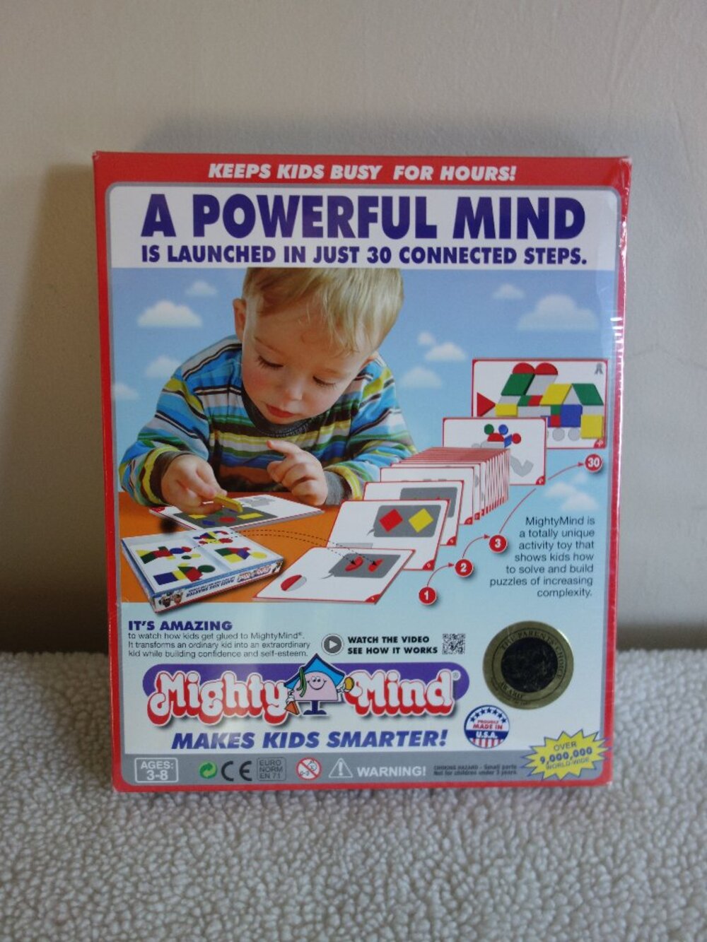 Vntg 1979 New MIGHTY MIND Match the pieces, then build the picture #40100 Basic